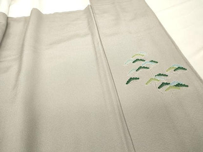 平和屋着物●豪華色留袖　駒刺繍　作家物　茶屋辻風景文　暈し染め　正絹　逸品　未使用　DABC3214az