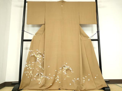 平和屋着物●豪華色留袖　雪輪宝尽くし花文　正絹　逸品　DABC3236az