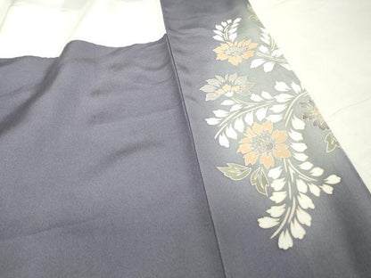 平和屋着物●豪華色留袖　駒刺繍　正倉院色紙花文　暈し染め　金彩　鈴乃屋扱い　正絹　逸品　未使用　DABC3237az