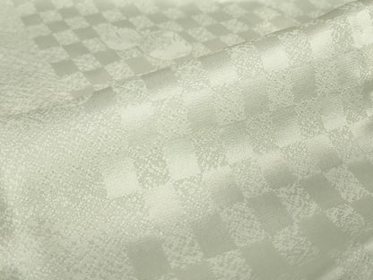 平和屋着物●長襦袢　単衣　市松吉祥文　暈し染め　正絹　逸品　DABC3250az