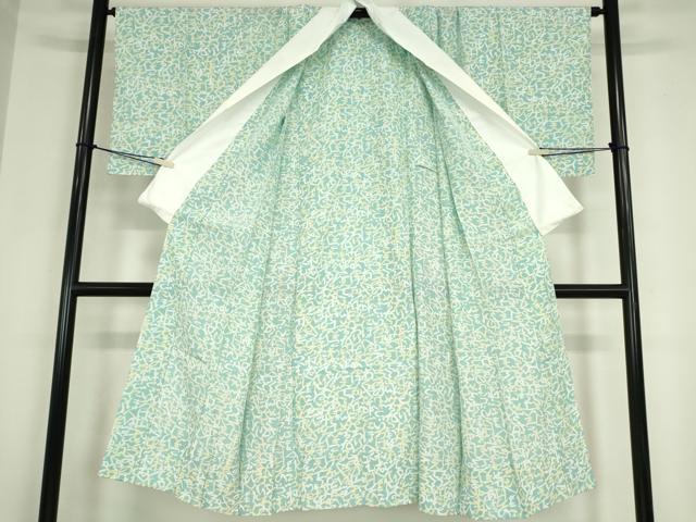 平和屋着物●長襦袢　無双仕立て　いろは歌　正絹　逸品　DABC3254az