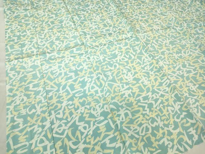 平和屋着物●長襦袢　無双仕立て　いろは歌　正絹　逸品　DABC3254az