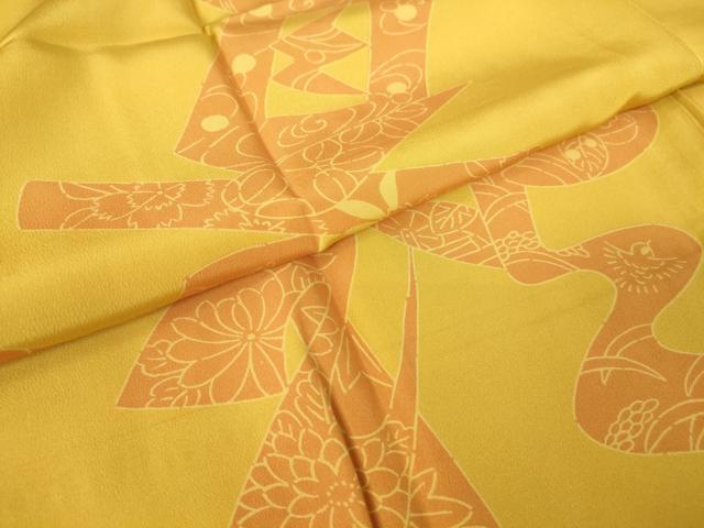 平和屋着物●長襦袢　袷　蔓帯花文　文字文　正絹　逸品　DABC3255az