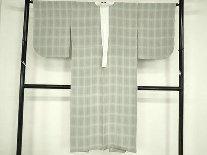 平和屋着物●長襦袢　無双仕立て　幾何学文　正絹　逸品　DABC3257az