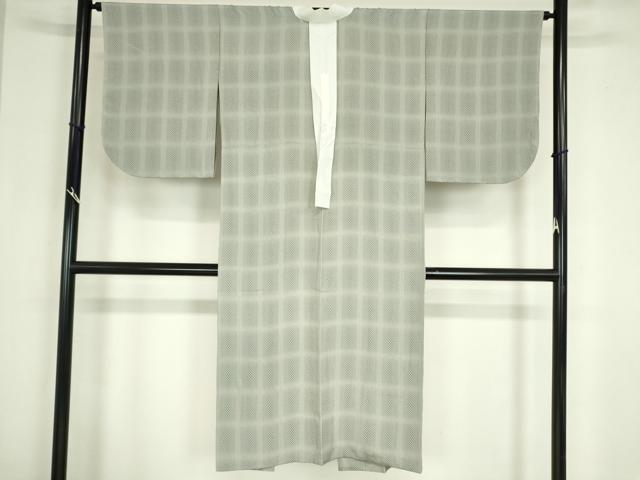 平和屋着物●長襦袢　無双仕立て　幾何学文　正絹　逸品　DABC3257az