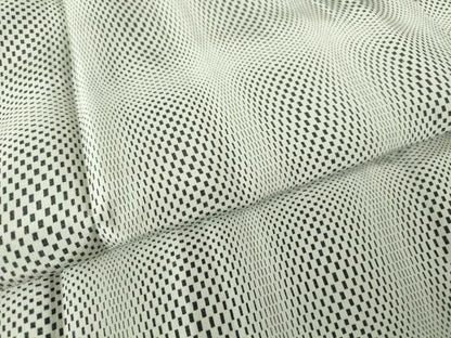 平和屋着物●長襦袢　無双仕立て　幾何学文　正絹　逸品　DABC3257az