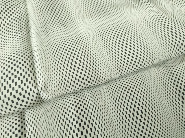 平和屋着物●長襦袢　無双仕立て　幾何学文　正絹　逸品　DABC3257az
