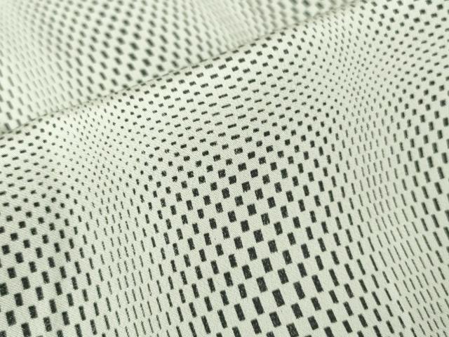 平和屋着物●長襦袢　無双仕立て　幾何学文　正絹　逸品　DABC3257az
