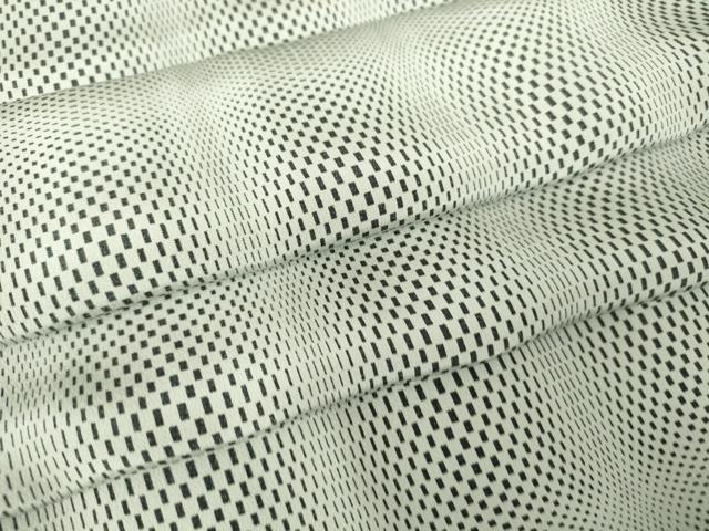 平和屋着物●長襦袢　無双仕立て　幾何学文　正絹　逸品　DABC3257az