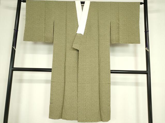 平和屋着物●長襦袢　無双仕立て　小花文　やまと誂製　正絹　逸品　DABC3259az