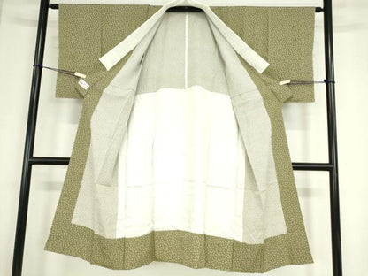 平和屋着物●長襦袢　無双仕立て　小花文　やまと誂製　正絹　逸品　DABC3259az