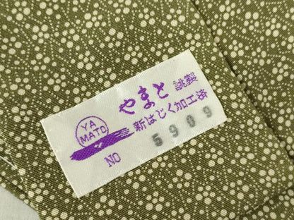 平和屋着物●長襦袢　無双仕立て　小花文　やまと誂製　正絹　逸品　DABC3259az