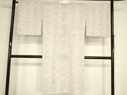 平和屋着物●長襦袢　無双仕立て　壁画人物文　正絹　逸品　DABC3262az