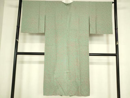 平和屋着物●長襦袢　袷　花尽くし　正絹　逸品　DABC3265az