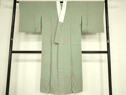 平和屋着物●長襦袢　袷　花尽くし　正絹　逸品　DABC3265az