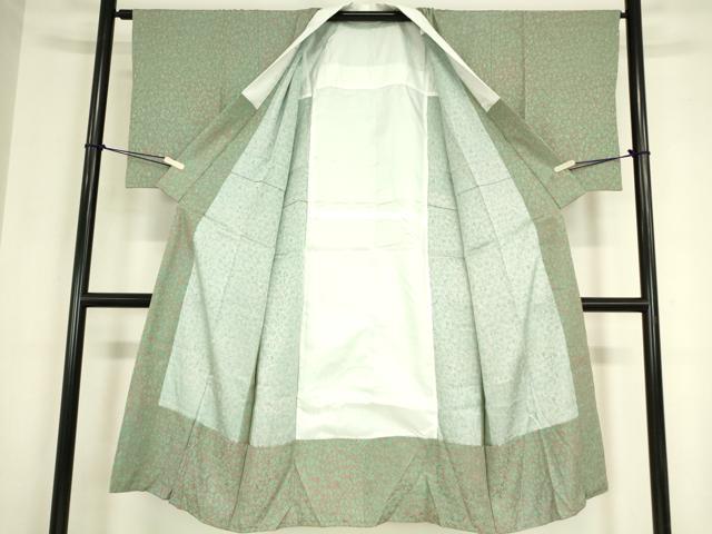平和屋着物●長襦袢　袷　花尽くし　正絹　逸品　DABC3265az