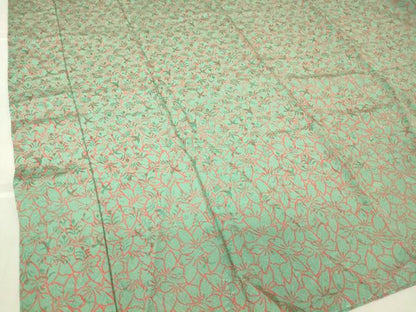 平和屋着物●長襦袢　袷　花尽くし　正絹　逸品　DABC3265az