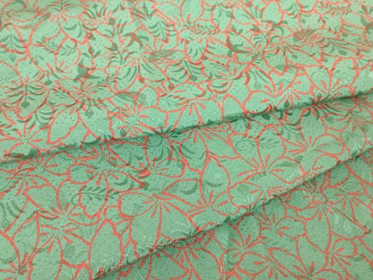 平和屋着物●長襦袢　袷　花尽くし　正絹　逸品　DABC3265az