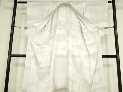 平和屋着物●長襦袢　無双仕立て　霞文　正絹　逸品　DABC3266az