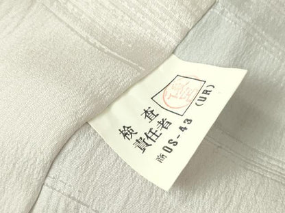 平和屋着物●長襦袢　無双仕立て　霞文　正絹　逸品　DABC3266az