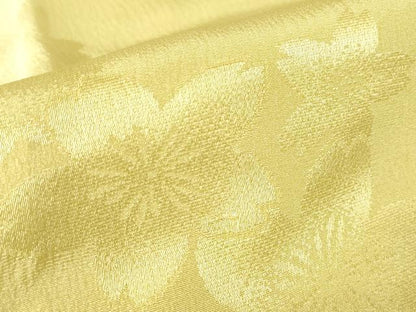 平和屋着物●長襦袢　無双仕立て　舞桜文　暈し染め　正絹　逸品　DABC3269az