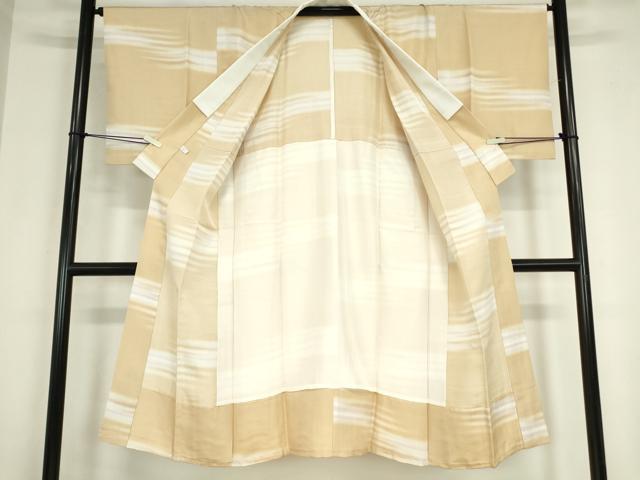 平和屋着物●長襦袢　無双仕立て　霞文　正絹　逸品　未使用　DABC3272az