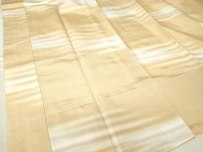 平和屋着物●長襦袢　無双仕立て　霞文　正絹　逸品　未使用　DABC3272az