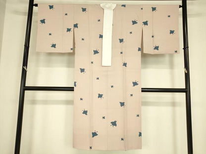 平和屋着物●長襦袢　無双仕立て　千鳥柄　正絹　逸品　DABC3275az