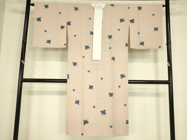 平和屋着物●長襦袢　無双仕立て　千鳥柄　正絹　逸品　DABC3275az