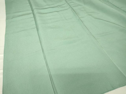 平和屋着物●上質な色無地　水浅葱色　正絹　逸品　未使用　DABC3279az