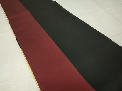 平和屋着物▼両面　六通柄袋帯　市松文　金糸　正絹　逸品　DABC3404az
