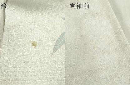 平和屋着物●訪問着　友禅　作家物　枝花文　正絹　逸品　DABC3405az