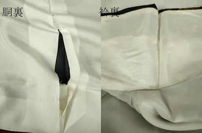 平和屋着物●訪問着　本場大島紬　絞り　舞花文　正絹　逸品　DABC3429az