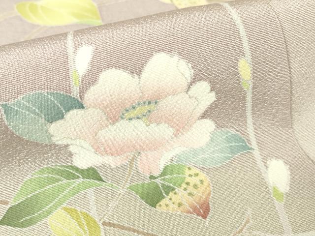 平和屋着物●訪問着　友禅　作家物　枝花文　暈し染め　正絹　逸品　DABC3430az