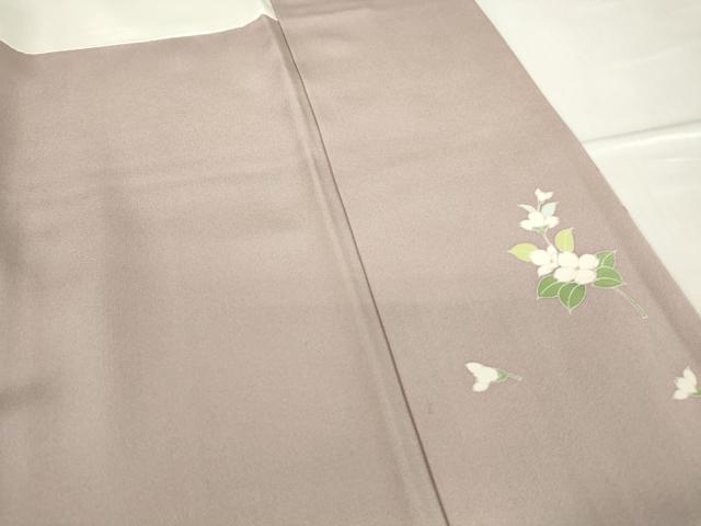 平和屋着物●訪問着　友禅　作家物　枝花文　暈し染め　正絹　逸品　DABC3430az