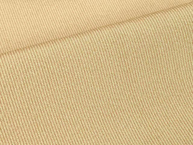 平和屋着物●江戸小紋　万筋　遠州茶色×枯色　正絹　逸品　DABC3432az