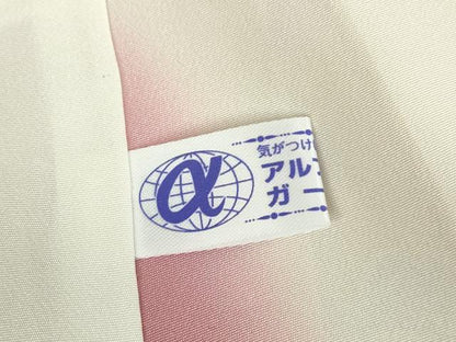 平和屋着物●上質な小紋　枝垂れ桜　正絹　逸品　未使用　DABC3434az