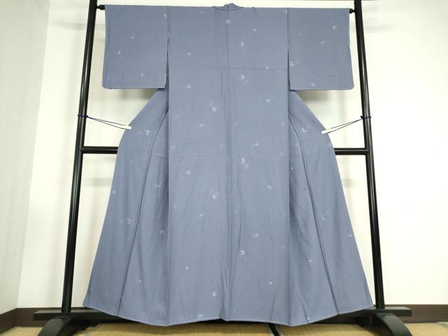 平和屋着物●上質な小紋　小花紋　紅碧色　正絹　逸品　未使用　DABC3439az 平和屋着物○上質な小紋 小花紋 紅碧色 正絹 逸品 未使用