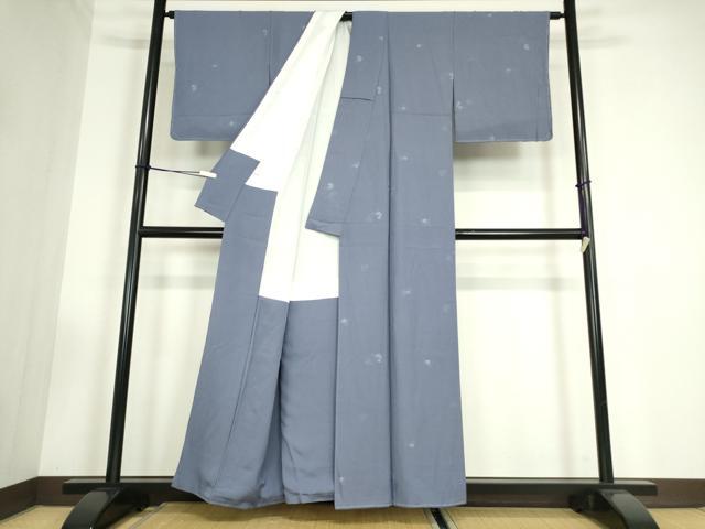 平和屋着物●上質な小紋　小花紋　紅碧色　正絹　逸品　未使用　DABC3439az 平和屋着物○上質な小紋 小花紋 紅碧色 正絹 逸品 未使用
