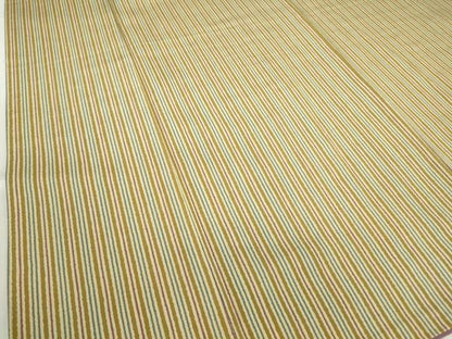 平和屋着物●上質な小紋　縞　正絹　逸品　未使用　DABC3445az