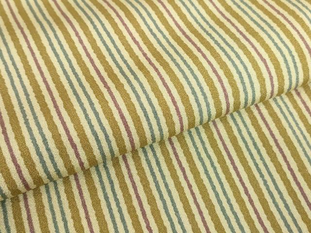 平和屋着物●上質な小紋　縞　正絹　逸品　未使用　DABC3445az