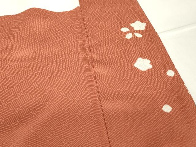平和屋着物●訪問着　刺繍　絞り　道長花文　金糸　正絹　逸品　DABC3453az
