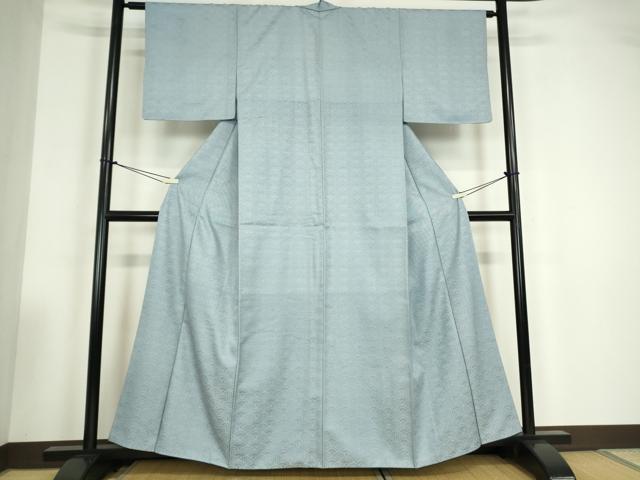 平和屋着物●江戸小紋　行儀　青海波　洗える着物　DABC3506az