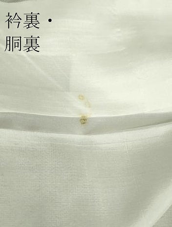 平和屋着物●訪問着　本場大島紬　白大島　作家物　華女　正絹　逸品　未使用　DABC3520az