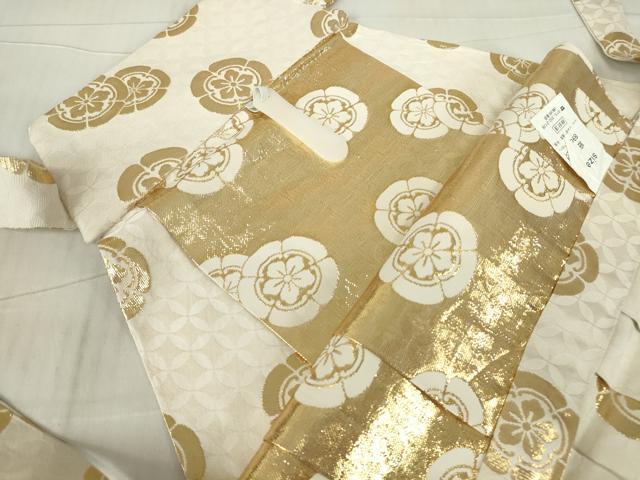 平和屋着物●男性　行灯袴　吉祥花文　暈し染め　舞台衣装　金糸　洗える着物　DABC3540az