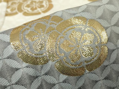 平和屋着物●男性　行灯袴　吉祥花文　暈し染め　舞台衣装　金糸　洗える着物　DABC3540az