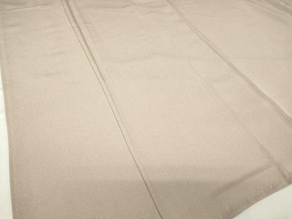 平和屋着物●上質な色無地　胡桃染色　正絹　逸品　未使用　DABC3550az