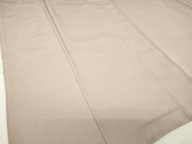 平和屋着物●上質な色無地　胡桃染色　正絹　逸品　未使用　DABC3550az