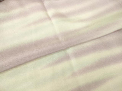 平和屋着物●長襦袢　無双仕立て　琉球藍泥染　霞文　証紙付き　正絹　逸品　DABC3555az
