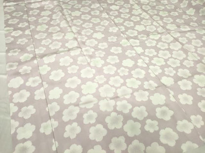 平和屋着物●長襦袢　無双仕立て　舞梅文　正絹　逸品　DABC3556az